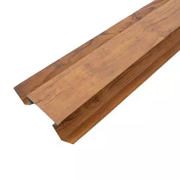 Планка угла внутреннего сложного МП Woodstock Золотой Дуб 75х3000 мм