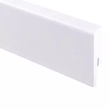 Плинтус Arbiton CAVARE ML0801W БЕЛЫЙ, 2420х80х16мм