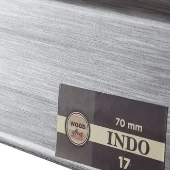 Плинтус Arbiton Indo 17, Алюминий, 2500х70х26 мм