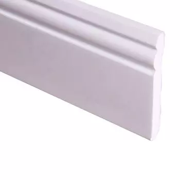 Плинтус Arbiton Stiq S0820W Белый, 2400х80х10 мм(10шт.\уп)