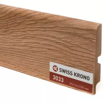 Плинтус Kronopol P85 3033 Livorno Oak 2500х85х16мм