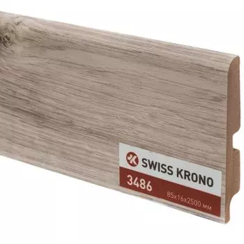 Плинтус Kronopol P85 3486 Latino Oak 2500х85х16мм