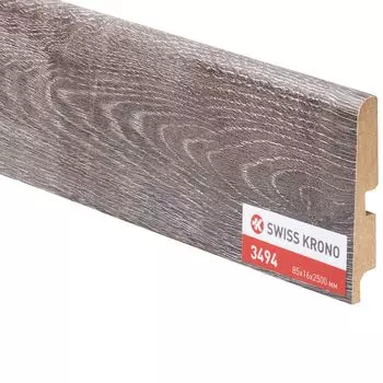 Плинтус Kronopol P85 3494 Pepper Oak 2500х85х16мм