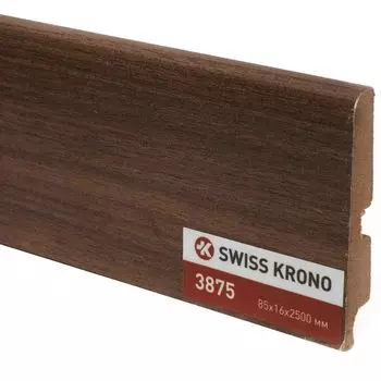 Плинтус Kronopol P85 3875 Indian Walnut 2500х85х16мм