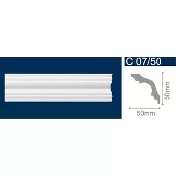 Плинтус потолочный Солид С07/50, 50х50мм