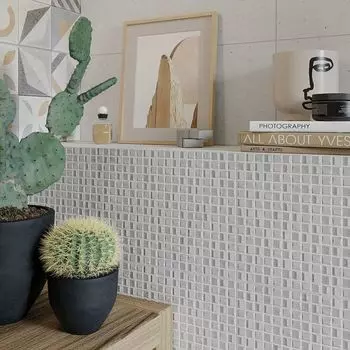 Плитка обл. 250х600мм Supreme grey mosaic 02 серый Unitile