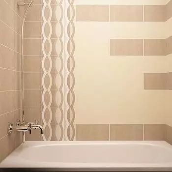 Плитка обл. 400х200мм Элегия песочная низ, Нефрит