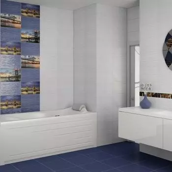 Плитка облицовочная 250х400мм Симфония Белая глянец Unitile