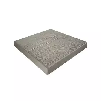 Плитка тротуарная Паркетная доска, 300x300х30мм серая