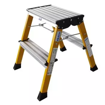 Подставка складная двусторонняя Krause Rolly 2х2, желтая