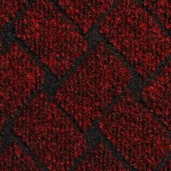 Покрытие ковровое Rhombus 40, 4 м, красный, 75% PP/25% PES
