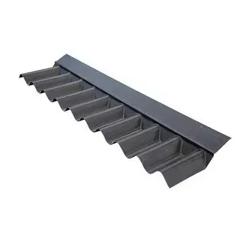 Покрывающий фартук черный 940 х 260 мм