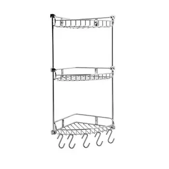 Полка металлическая угловая WasserKraft К-1233 тройная