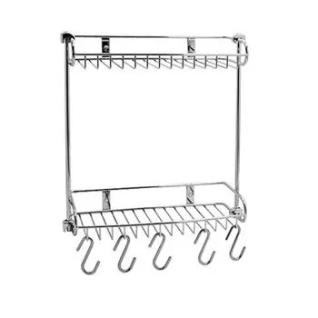 Полка металлическая WasserKraft К-1422 двойная