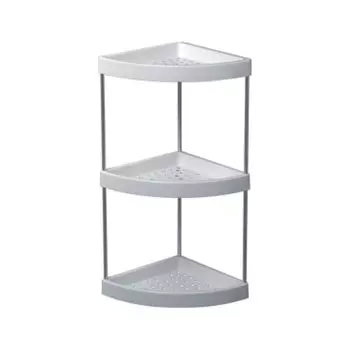 Полка угловая 3-х ярусная (пластик) Accoona A281-3