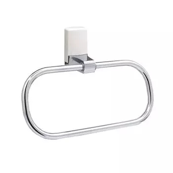 Полотенцедержатель кольцо WasserKraft Leine К-5060WHITE