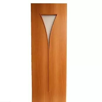 Полотно дверное Модель ДО 006 "Рюмочка" (Миланский Орех, 700х2000мм, Коллекция Модерн, пр-во "Прометей", ПДСО, Стекло "Диамант")