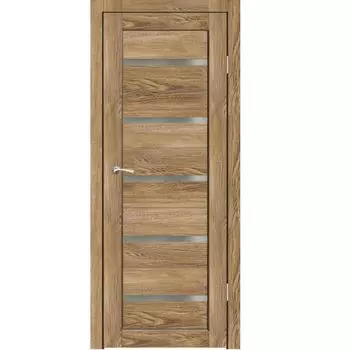 Полотно дверное остекленное Бьянка (стекло сатин бронза) "СИНЕРЖИ" ель карпатская ПВХ, ПДО 600х2000мм