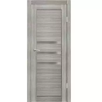 Полотно дверное остекленное Грация (черное стекло) "СИНЕРЖИ"ель ПВХ, ПДО 700х2000мм