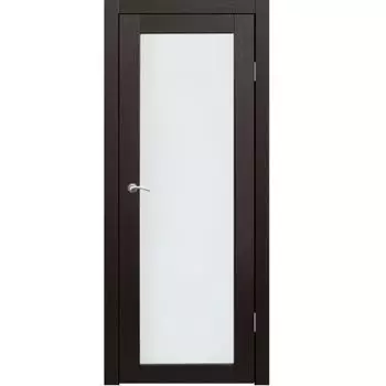 Полотно дверное остекленное Легро (без молдингов) СИНЕРЖИ венге ПВХ, ПДО 700х2000мм