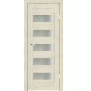 Полотно дверное остекленное Соле СИНЕРЖИ ваниль ПВХ, ПДО 700х2000мм