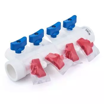 ПП Коллектор 32х20 4 выхода универсальный РТП