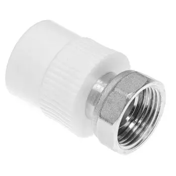 Муфта полипропиленовая комбинированная с накидной гайкой 25х1" TEBO