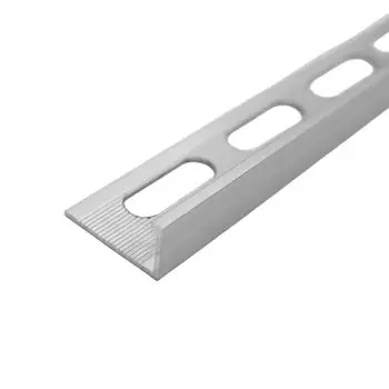 Профиль окантовочный алюминиевый для плитки толщиной до 9 мм, 2,7 м