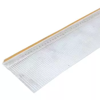 Профиль примыкающий оконный с армирующей сеткой ПВХ 6мм L=2,40м