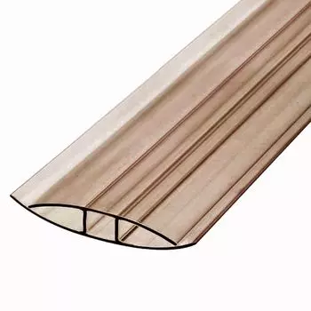 Профиль соединительный бронза коричневый 6мм х 6м