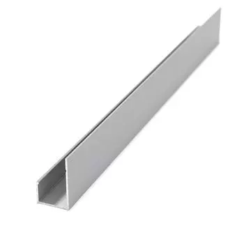 Профиль стартовый для ГКЛ в ПВХ светло-серый (RAL 7047) 3м