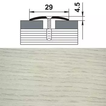 Профиль стыкоперекрывающий ПС 04-1.1350.105, дуб арктик