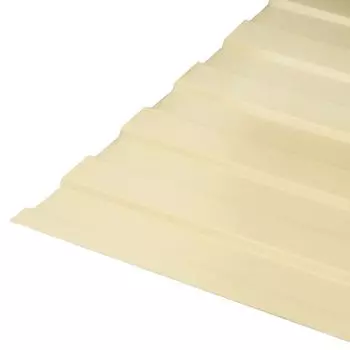 Профнастил С-8 1220х2000 (ПЭ-RAL 1014-0,45мм) слоновая кость