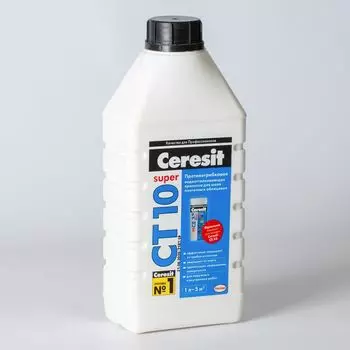 Пропитка Ceresit CТ10 гидрофобизирующая, 1л.