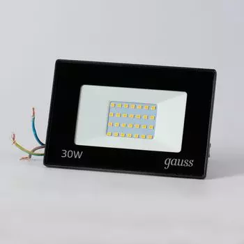 Прожектор светодиодный 30Вт 3000K IP65 черный