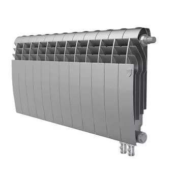 Радиатор биметаллический Royal Thermo BiLiner 350 /Silver Satin VDR 12 секций