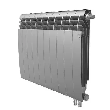 Радиатор биметаллический Royal Thermo BiLiner 500 /Silver Satin VDR 10 секций