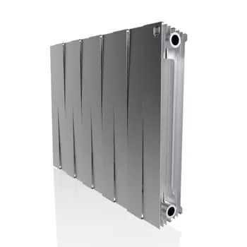 Радиатор биметаллический Royal Thermo PianoForte 500 new/Silver Satin 10 секций