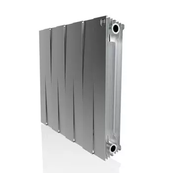 Радиатор биметаллический Royal Thermo PianoForte 500 new/Silver Satin 8 секций