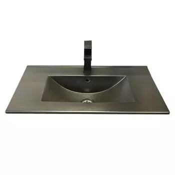 Раковина Comforty 75E (4150293) черная матовая