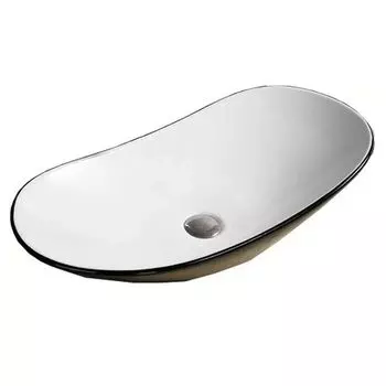 Раковина Comforty 7811ABW (4139811) черный/белый