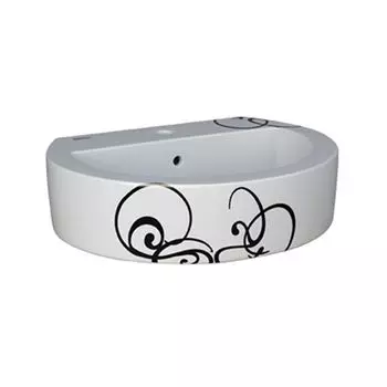 Раковина Della Globus 57 джаз черный