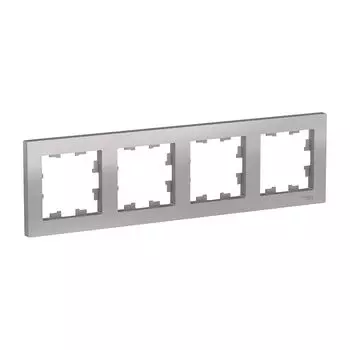 Рамка 4-м универс. алюм. SchE ATN000304 AtlasDesign
