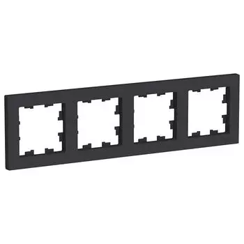 Рамка 4-м универс. карбон SchE ATN001004 AtlasDesign