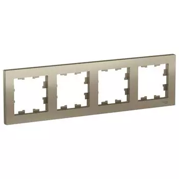 Рамка 4-м универс. шампань SchE ATN000504 AtlasDesign
