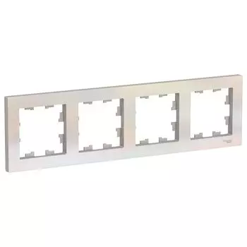 Рамка 4-м универс. жемчуж. SchE ATN000404 AtlasDesign