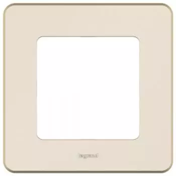 Рамка Legrand Inspiria 1-местная слоновая кость