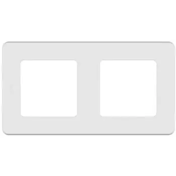 Рамка Legrand Inspiria 2-местная белая