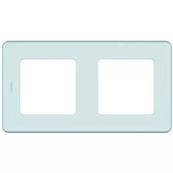 Рамка Legrand Inspiria 2-местная мятная