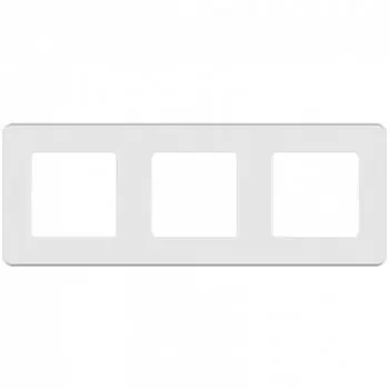 Рамка Legrand Inspiria 3-местная белая